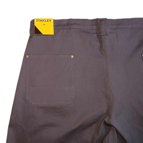 Stanley Stretch Work Shorts Mens Size 44 Gray Carpenter Shorts Workwear Mens 44 - Picture 7 of 7